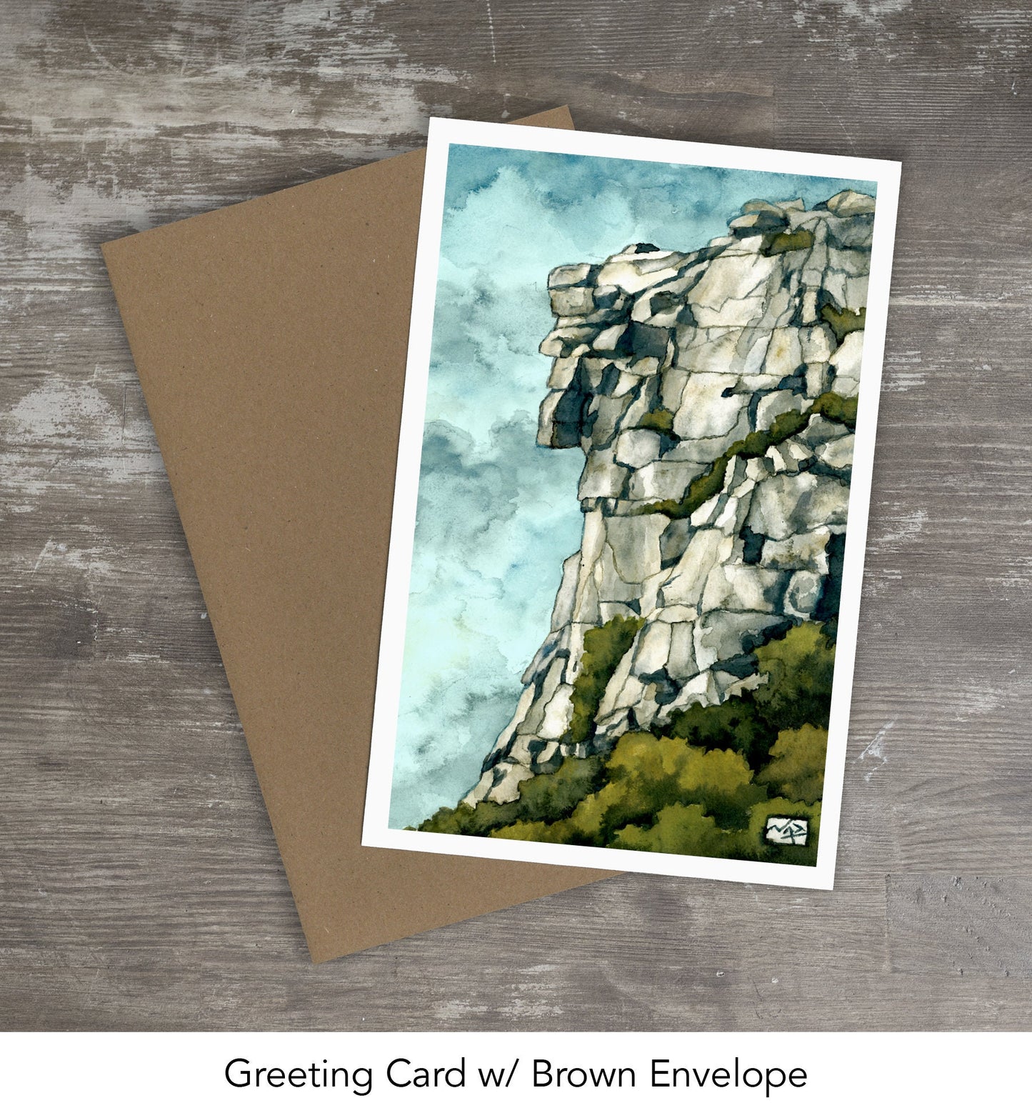 OLD MAN in the MOUNTAIN // Gouache