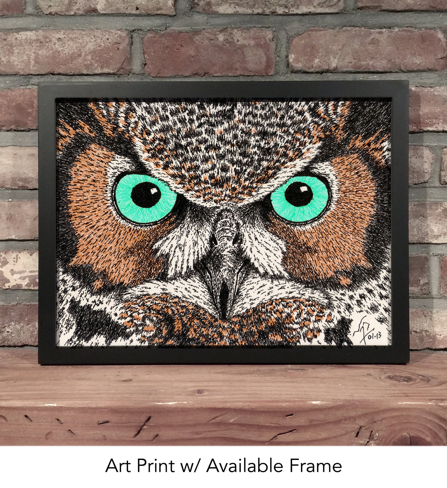 OWL EYES // Pen & Ink