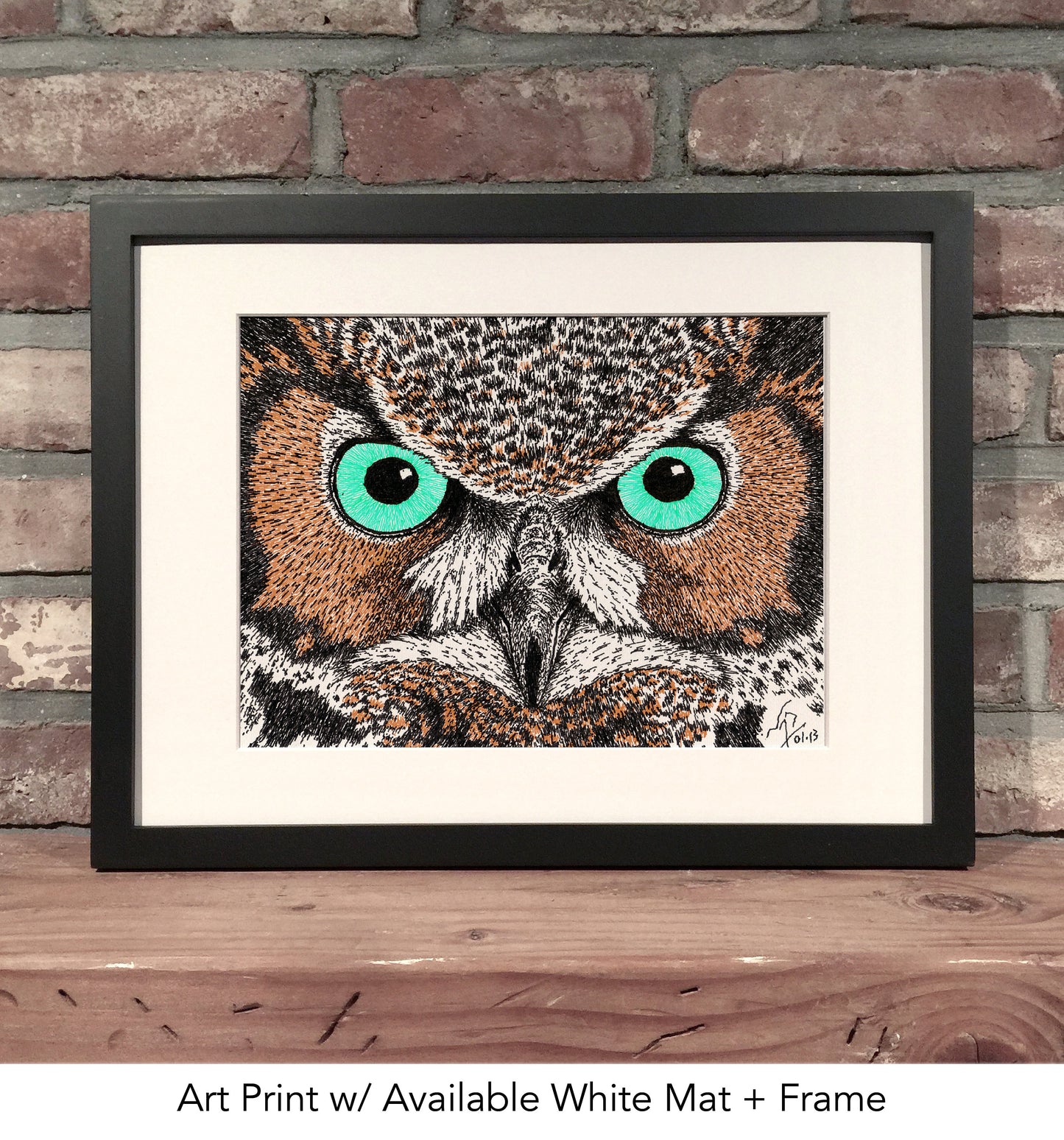 OWL EYES // Pen & Ink