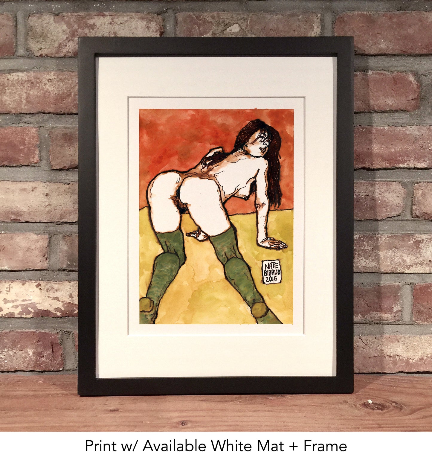 NUDE WOMAN // Ink & Gouache