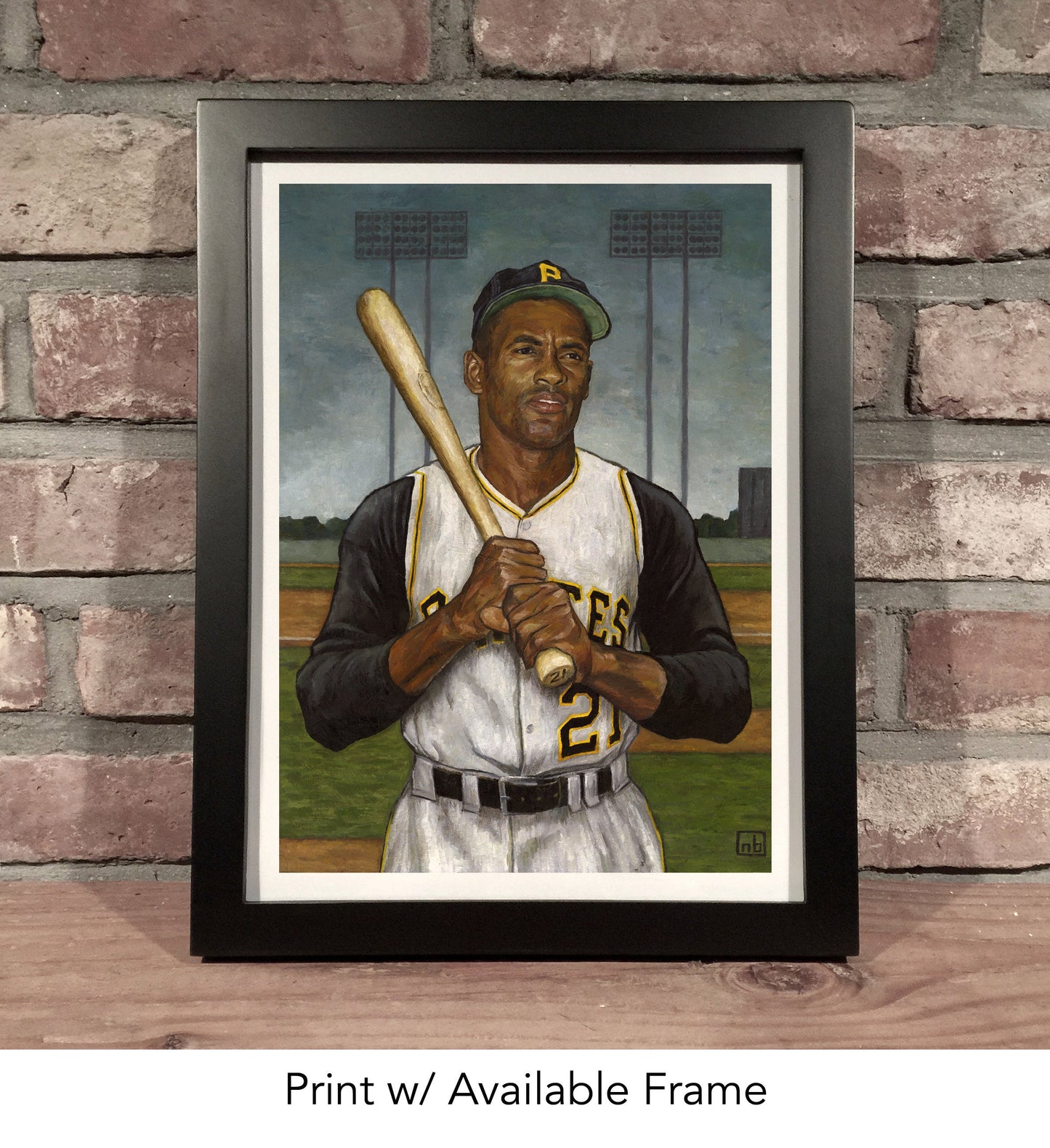 ROBERTO CLEMENTE - Pittsburgh Pirates // Oil Painting