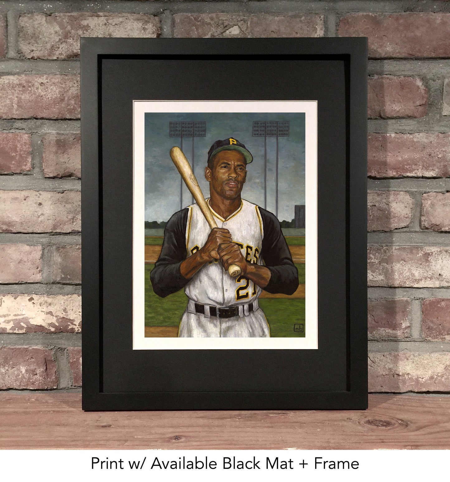 ROBERTO CLEMENTE - Pittsburgh Pirates // Oil Painting