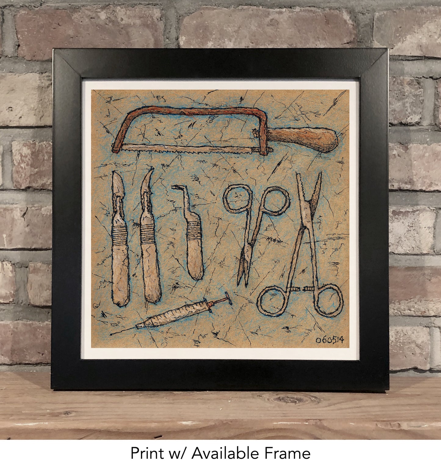 SURGICAL INSTRUMENTS // Ink & Colored Pencils