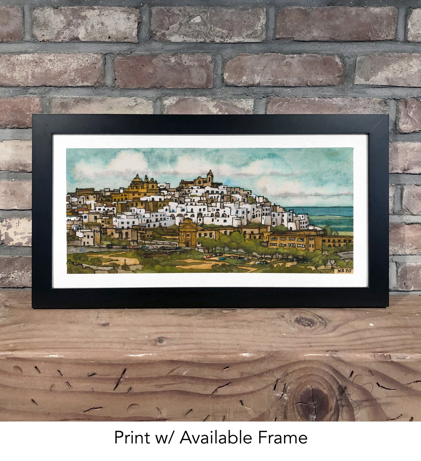 PUGLIA, ITALY // Ink and Watercolor