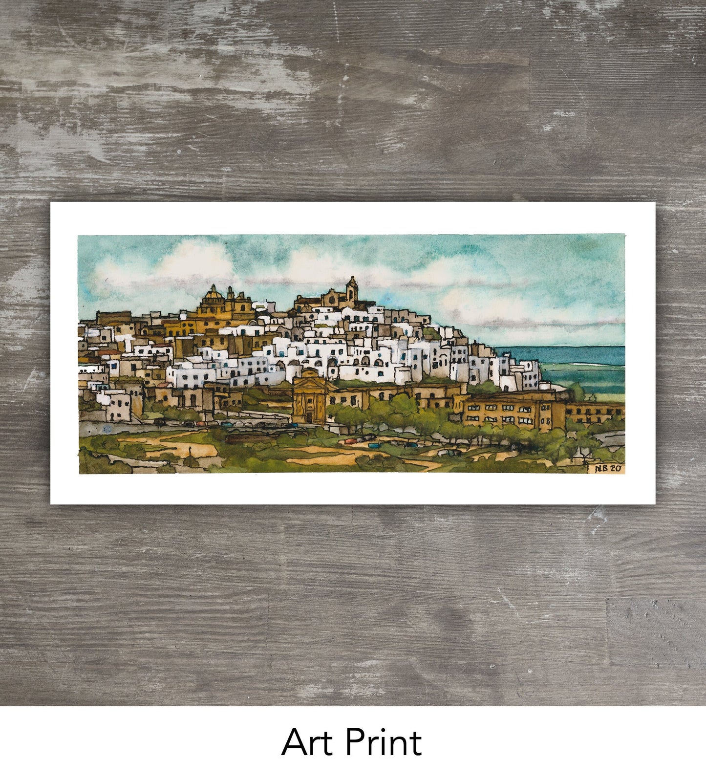 PUGLIA, ITALY // Ink and Watercolor