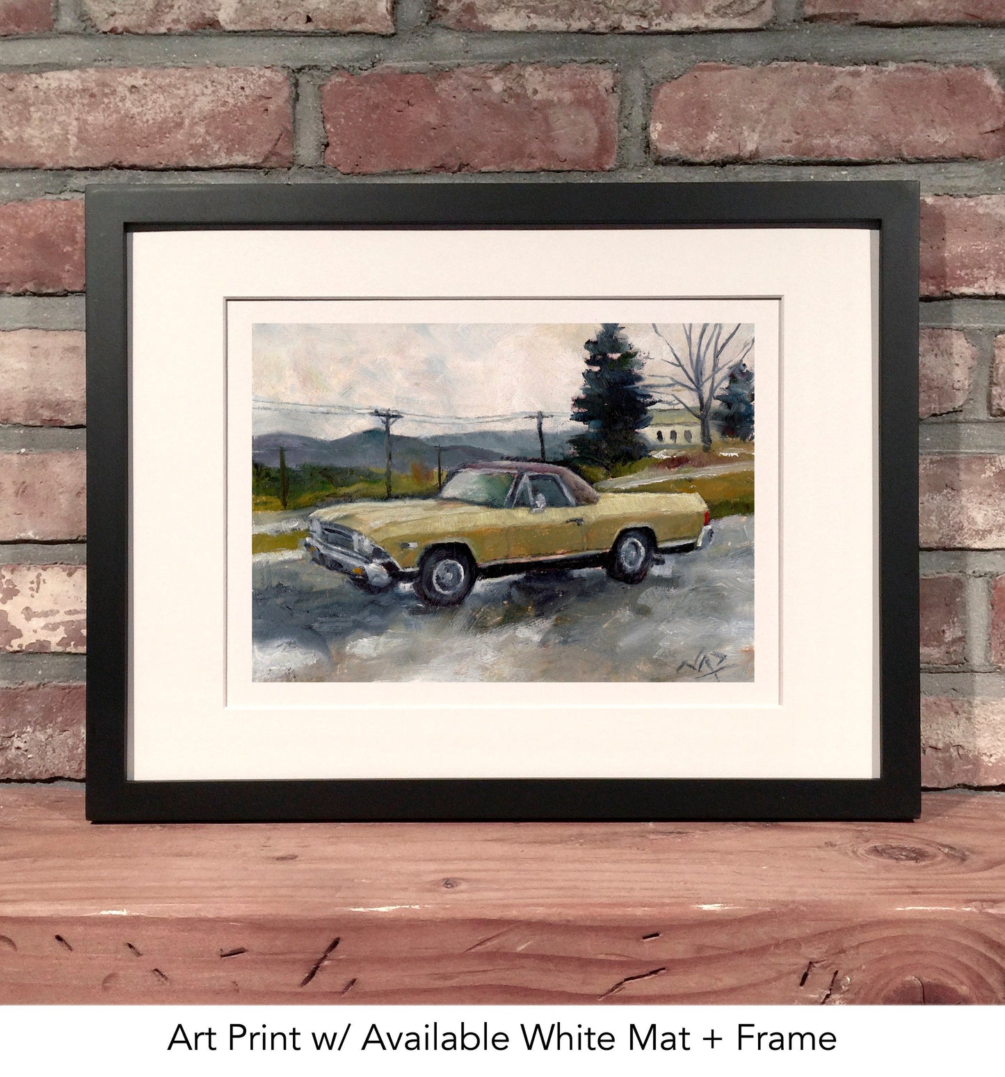 1968 CHEVY EL CAMINO // Oil Painting