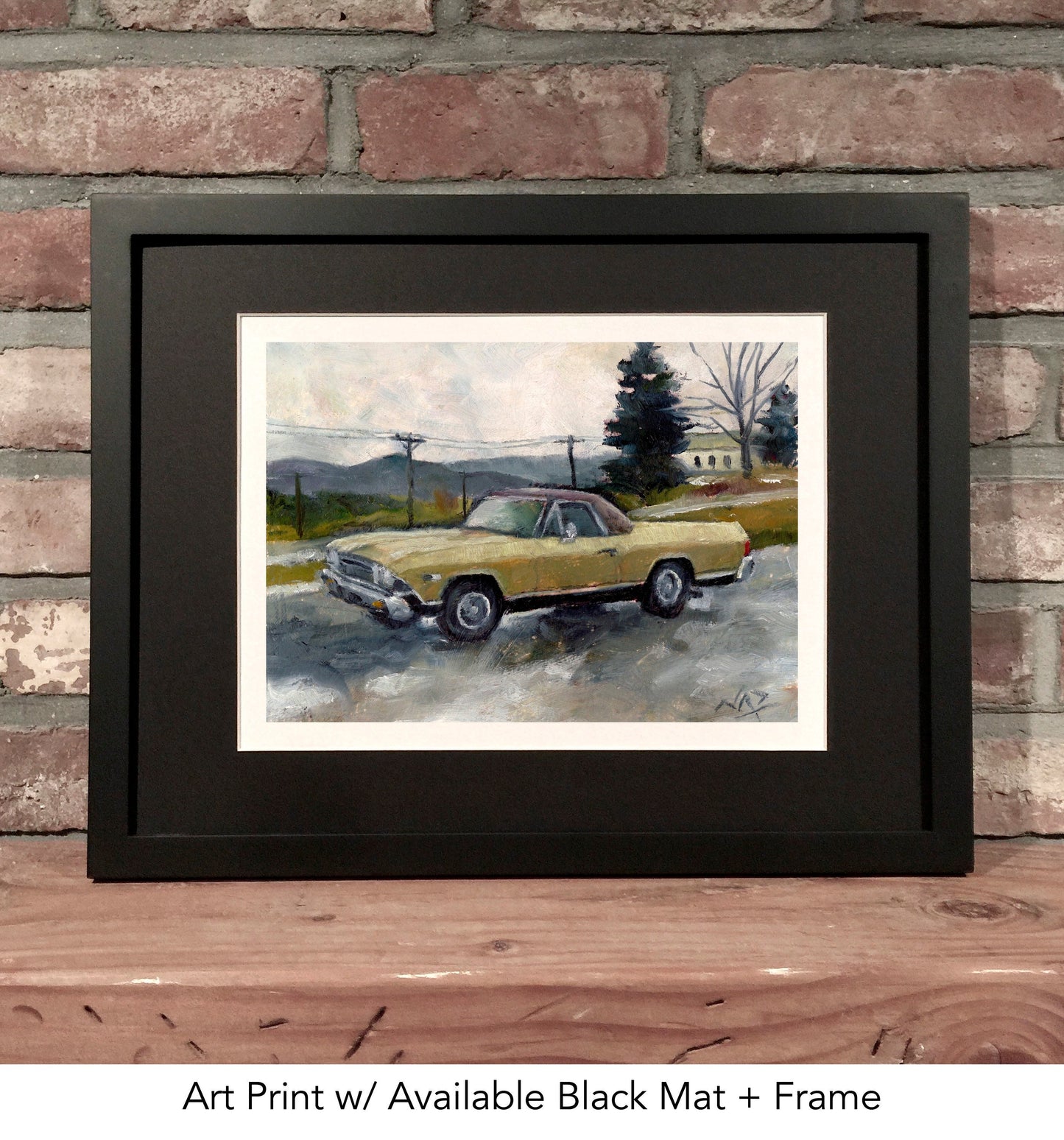 1968 CHEVY EL CAMINO // Oil Painting