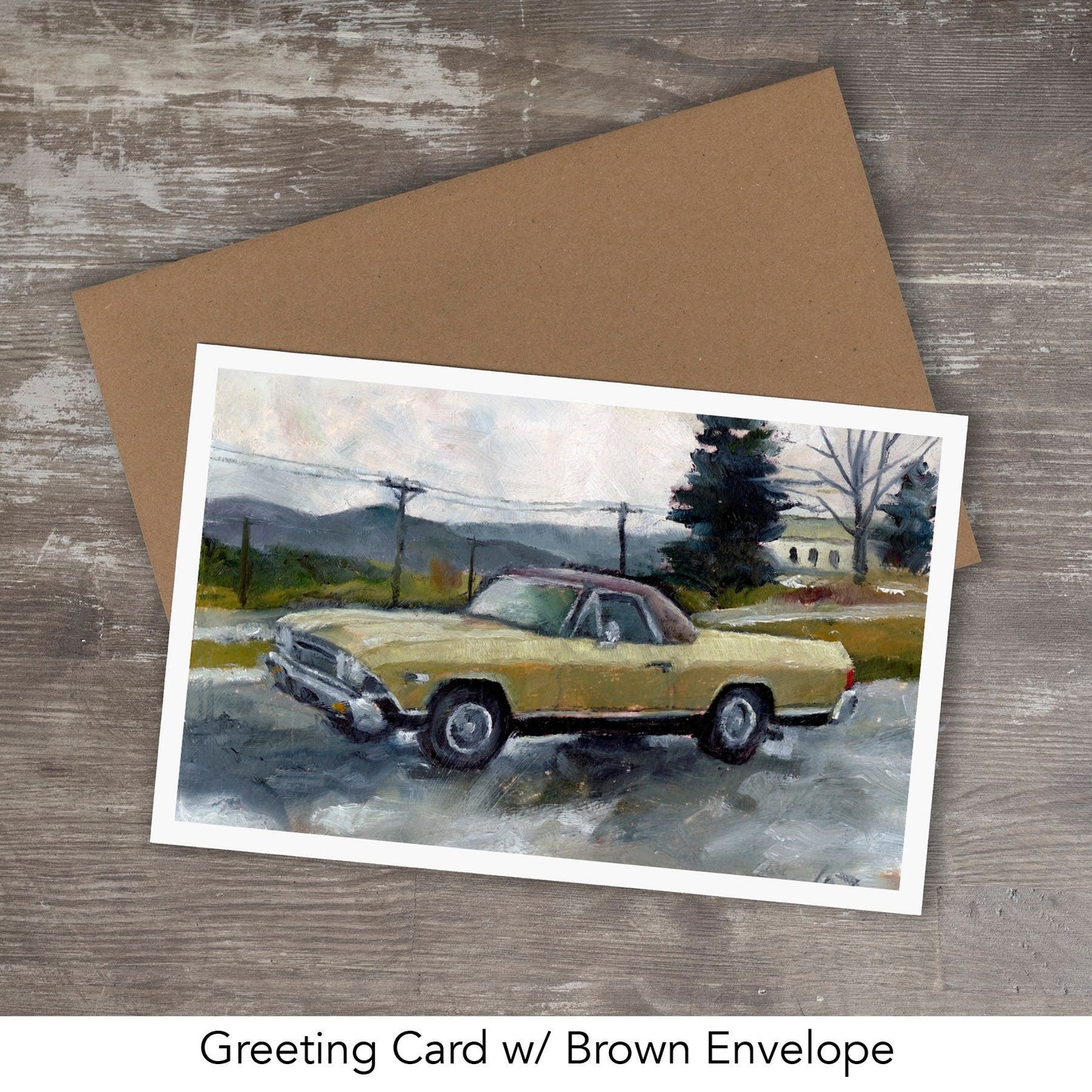 1968 CHEVY EL CAMINO // Oil Painting