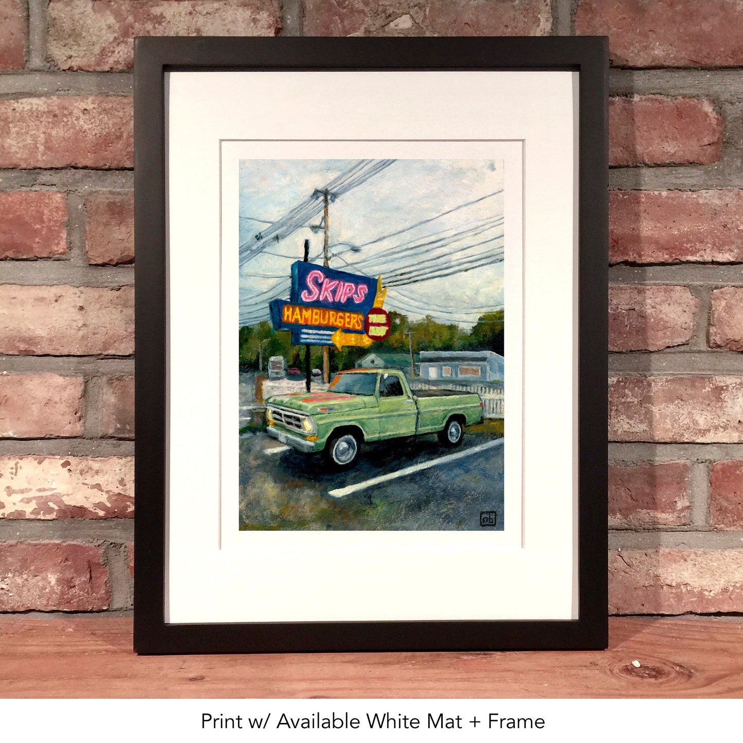 SKIPS HAMBURGERS // Oil Painting