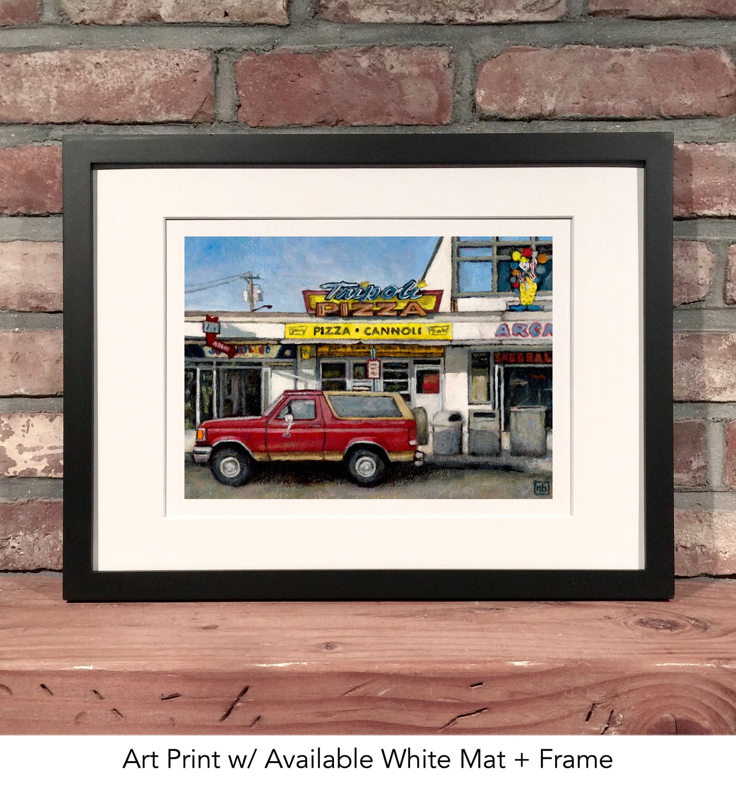 TRIPOLI BEACH PIZZA Salisbury Massachusetts // Oil Painting