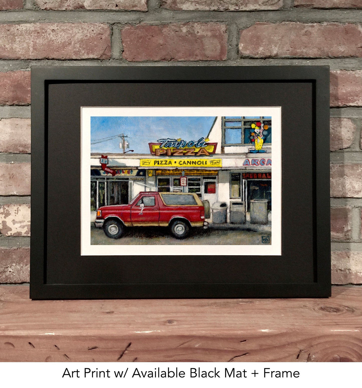 TRIPOLI BEACH PIZZA Salisbury Massachusetts // Oil Painting
