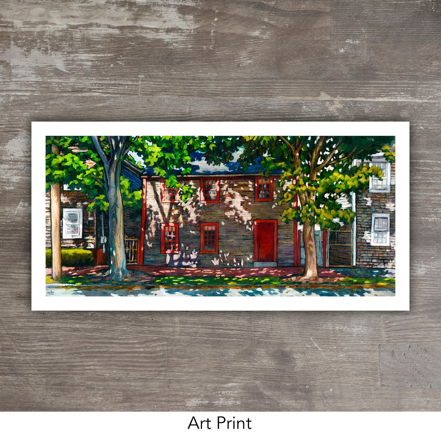 NEW ENGLAND STREET // Oil Painting