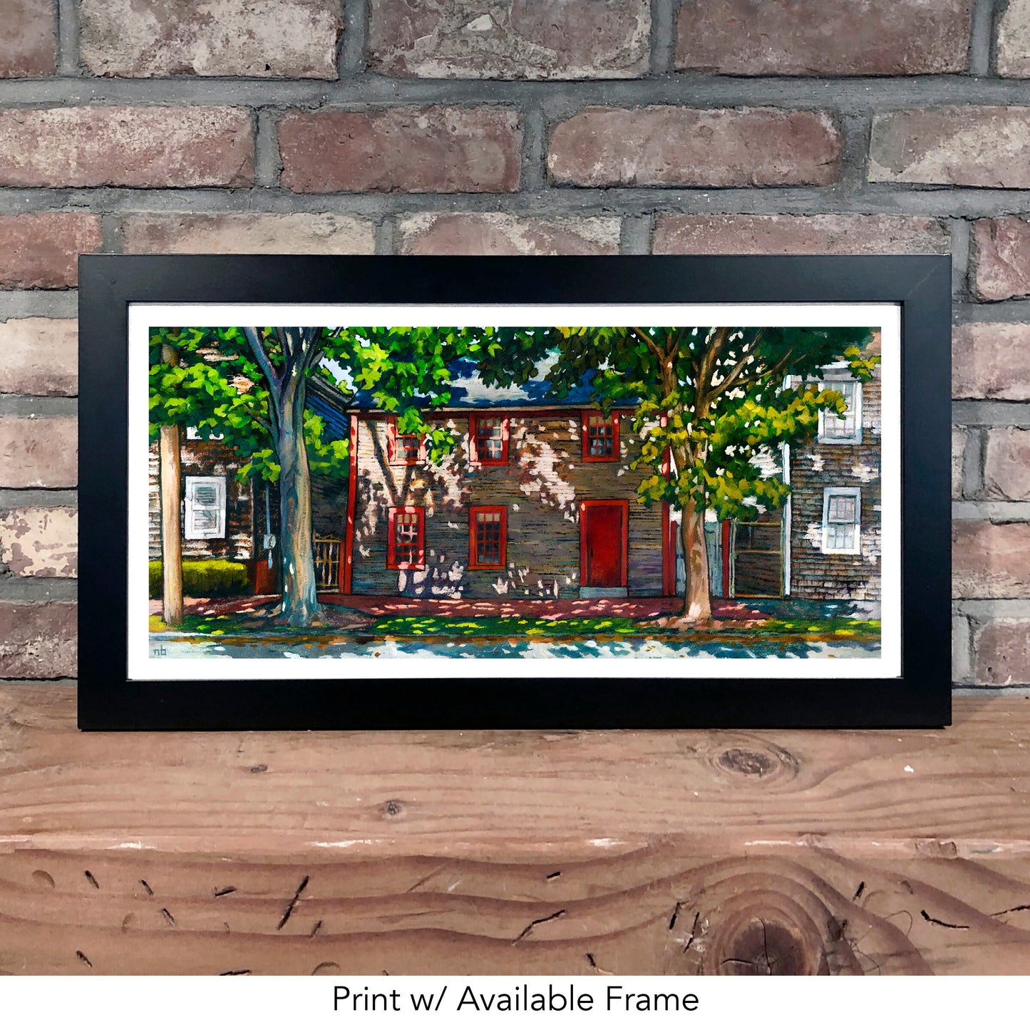 NEW ENGLAND STREET // Oil Painting