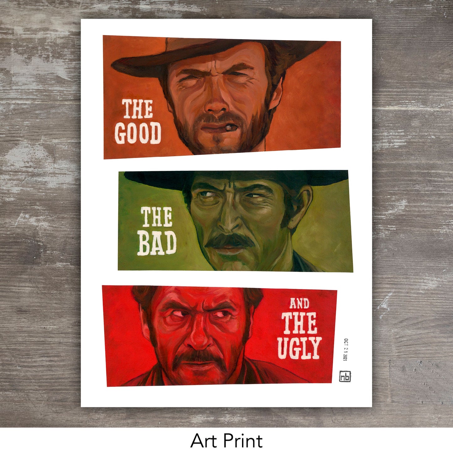 The Good, The Bad, and The Ugly // Oil Painting