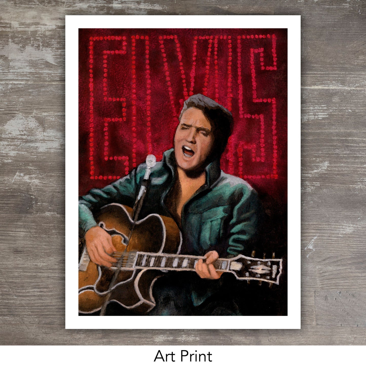 ELVIS PRESLEY // Watercolor Painting