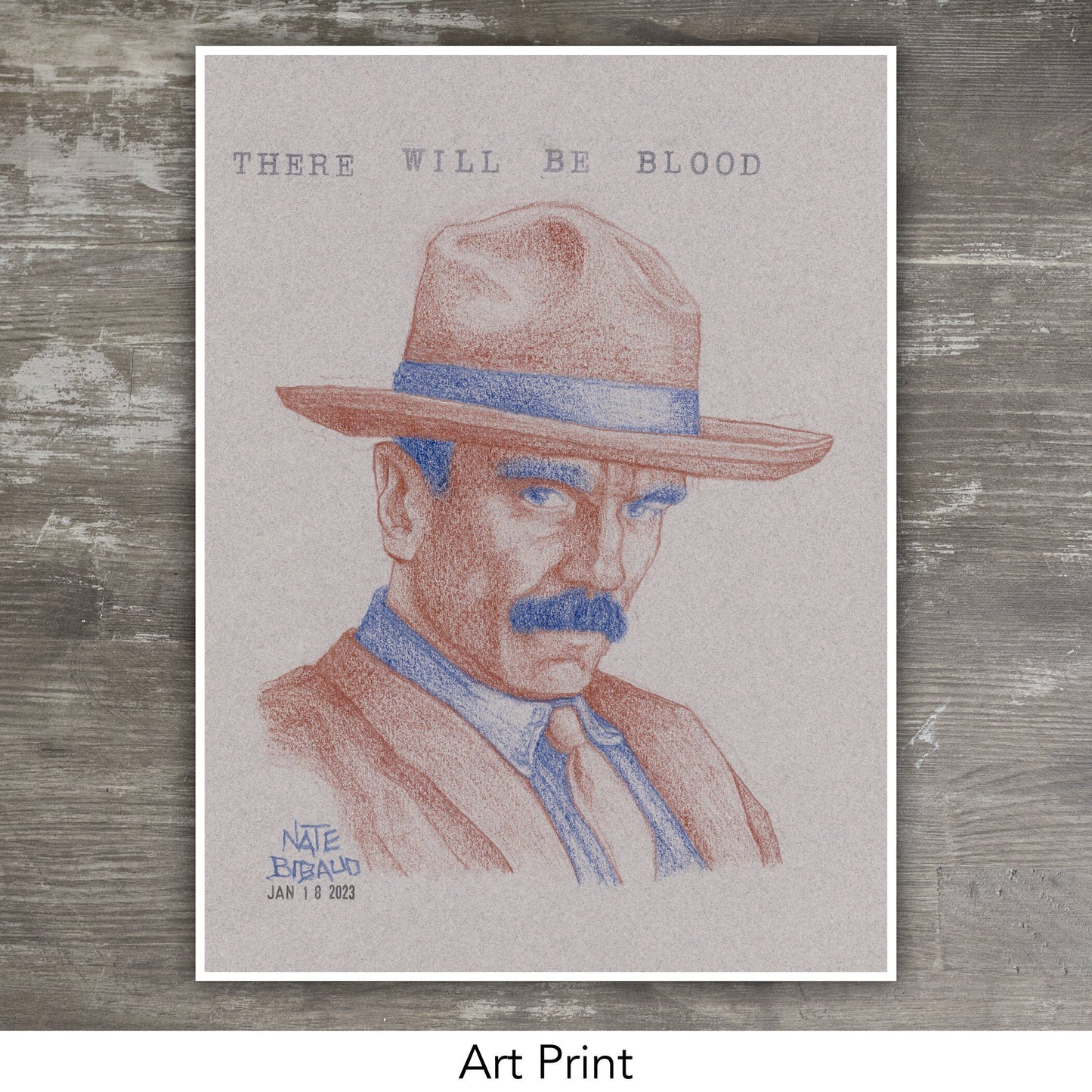 There Will Be Blood // Colored Pencil Drawing (Daniel Day Lewis, Daniel Plainview)