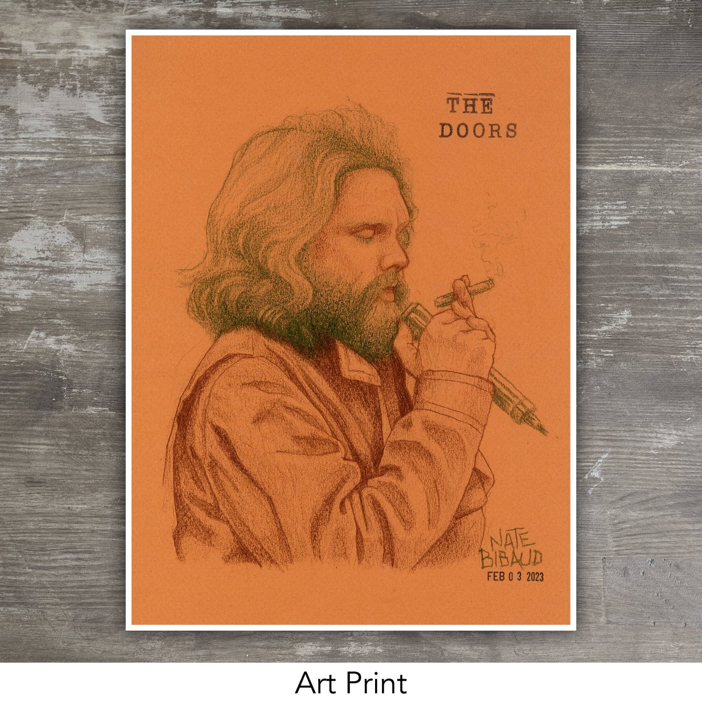 THE DOORS // Colored Pencil Drawing (Jim Morrison)