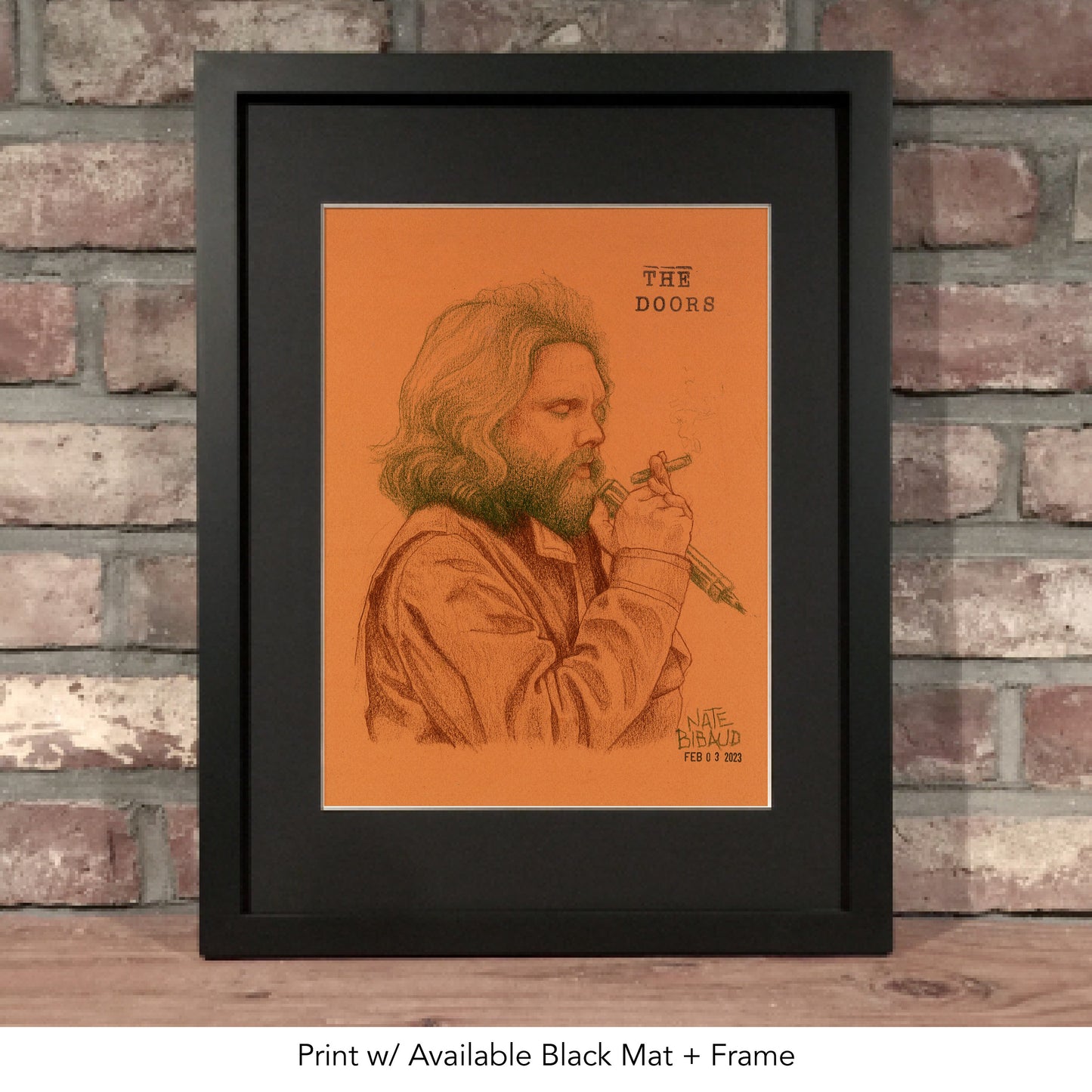THE DOORS // Colored Pencil Drawing (Jim Morrison)