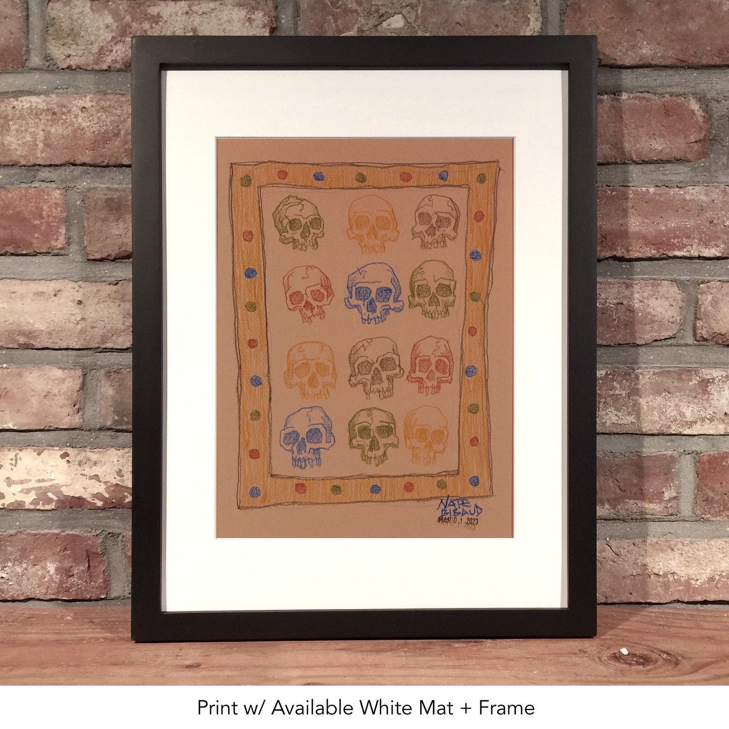 SKULLS // Colored Pencil Drawing