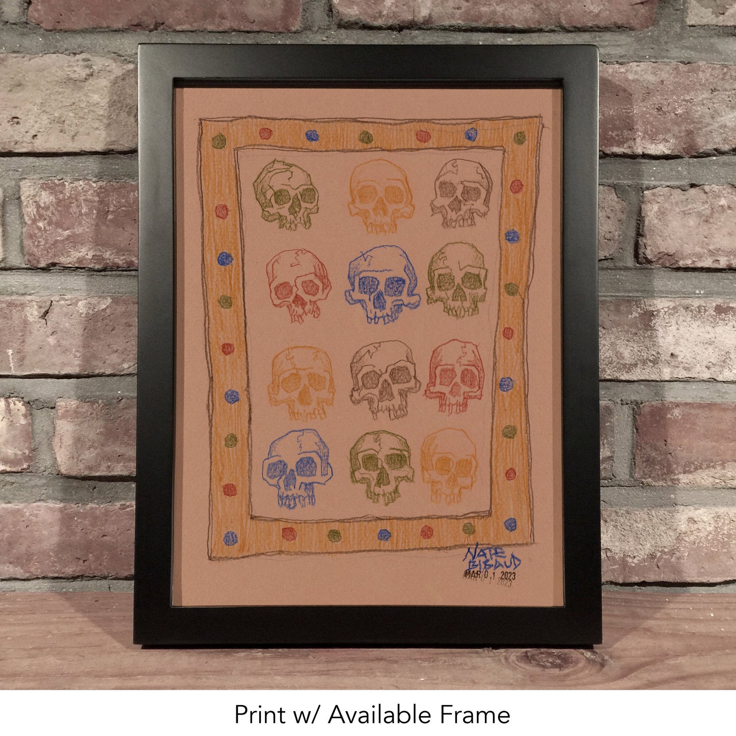 SKULLS // Colored Pencil Drawing