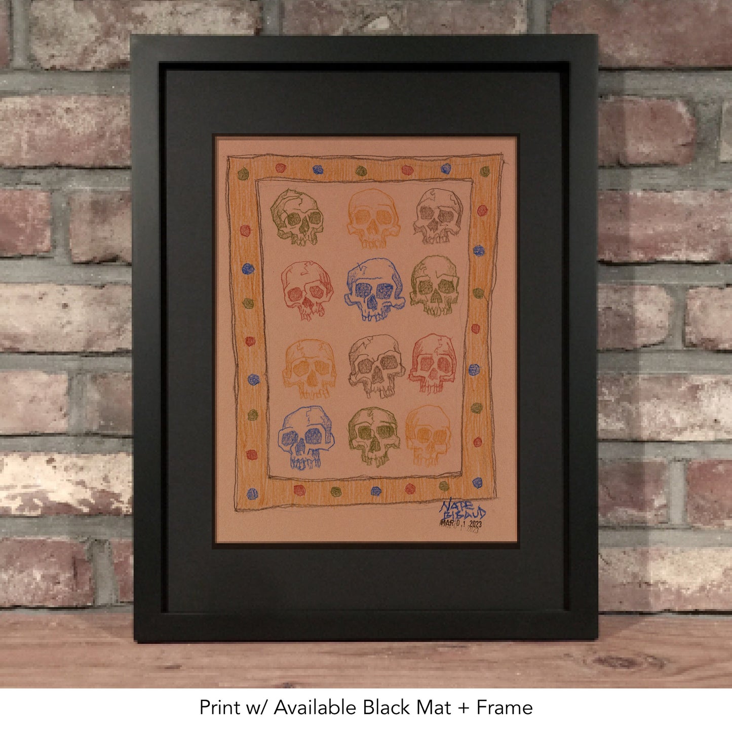 SKULLS // Colored Pencil Drawing