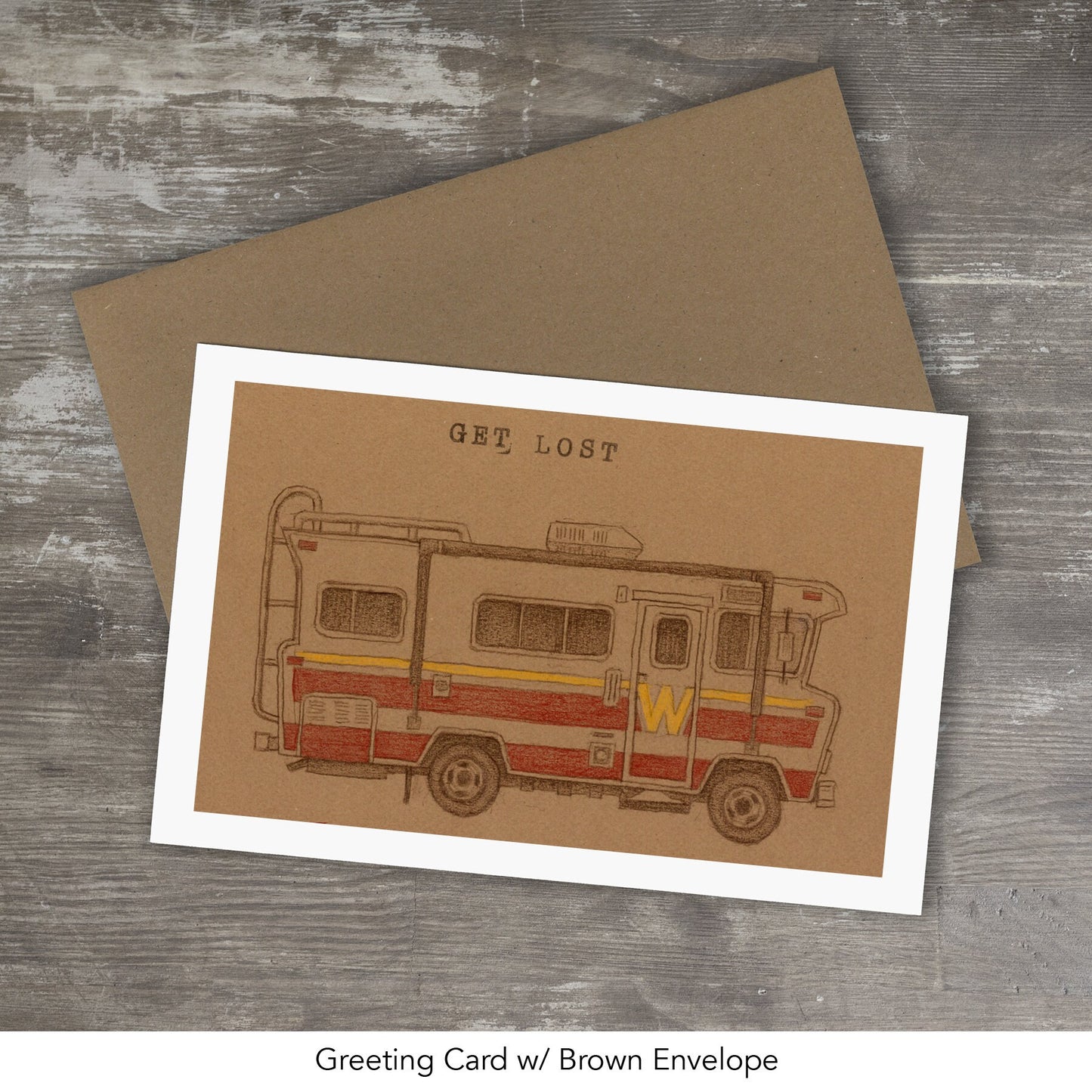 GET LOST WINNEBEGO // Colored Pencil Drawing