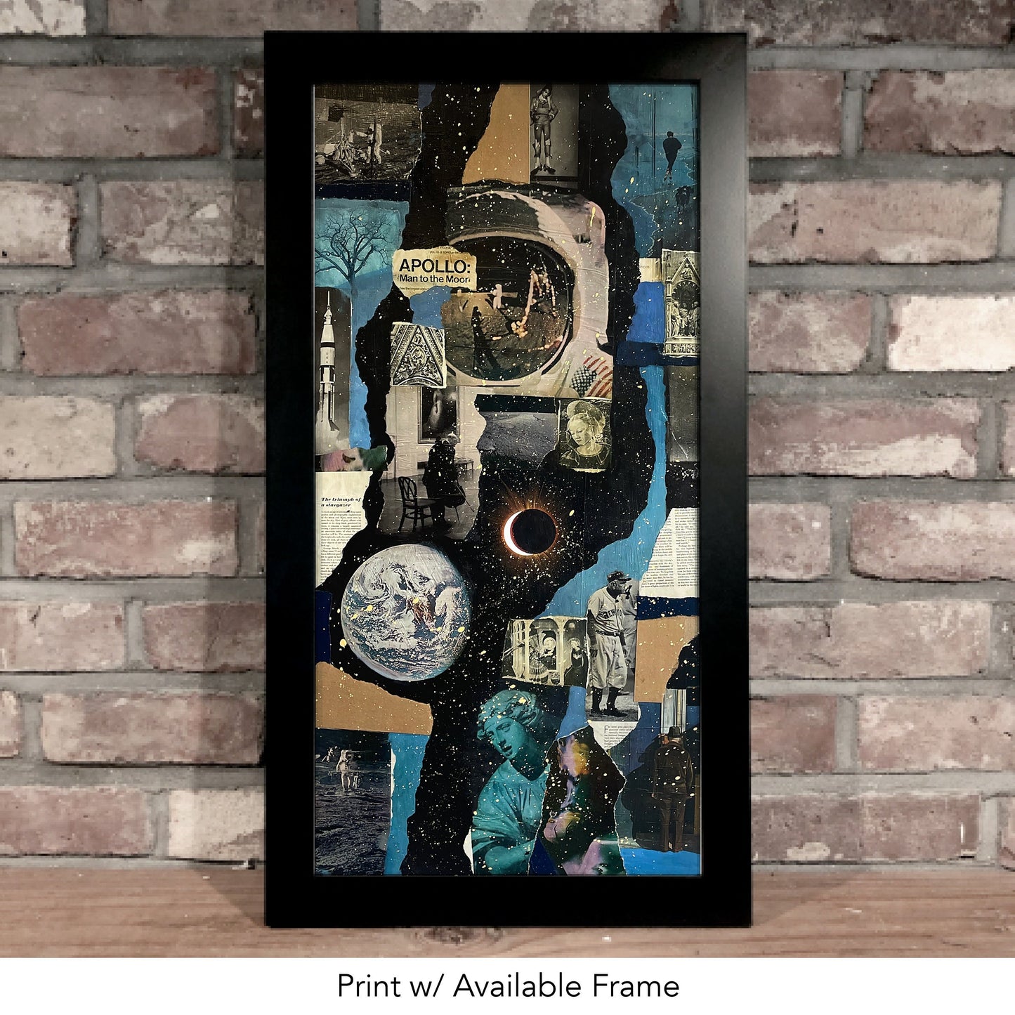 APOLLO // Oil, Acrylic, Collage Painting