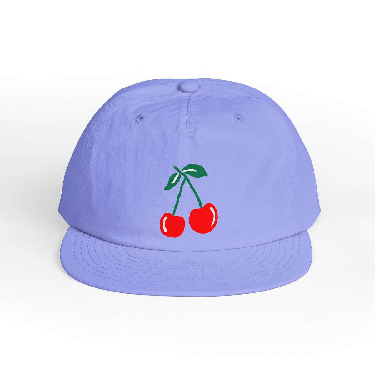 Cherry Embroidered Surf Cap – Vintage Red Cherry Dad Hat