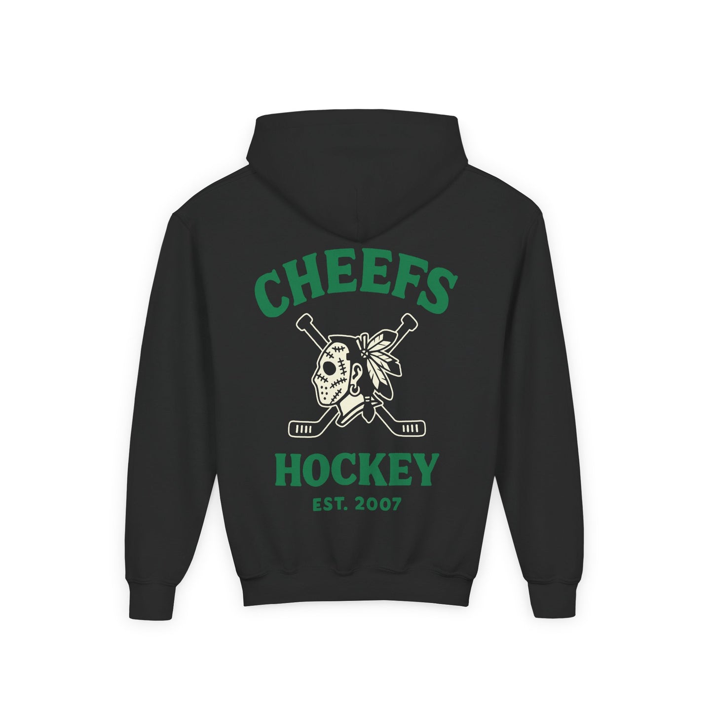 CHEEFS HOCKEY // Youth Hooded Sweatshirt