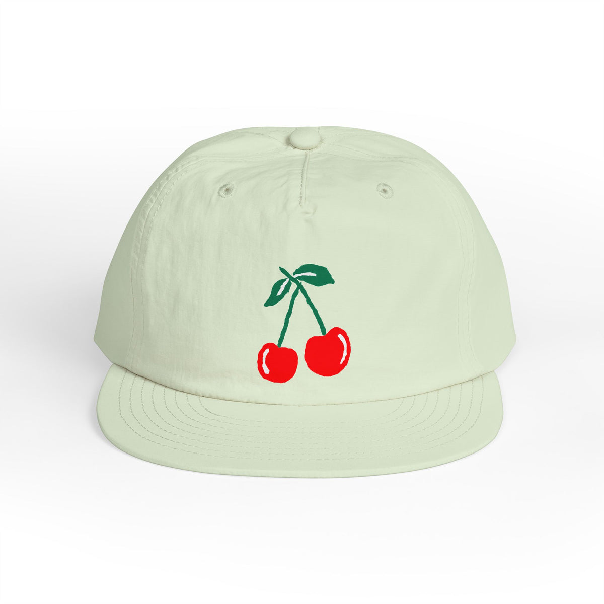 Cherry Embroidered Surf Cap – Vintage Red Cherry Dad Hat