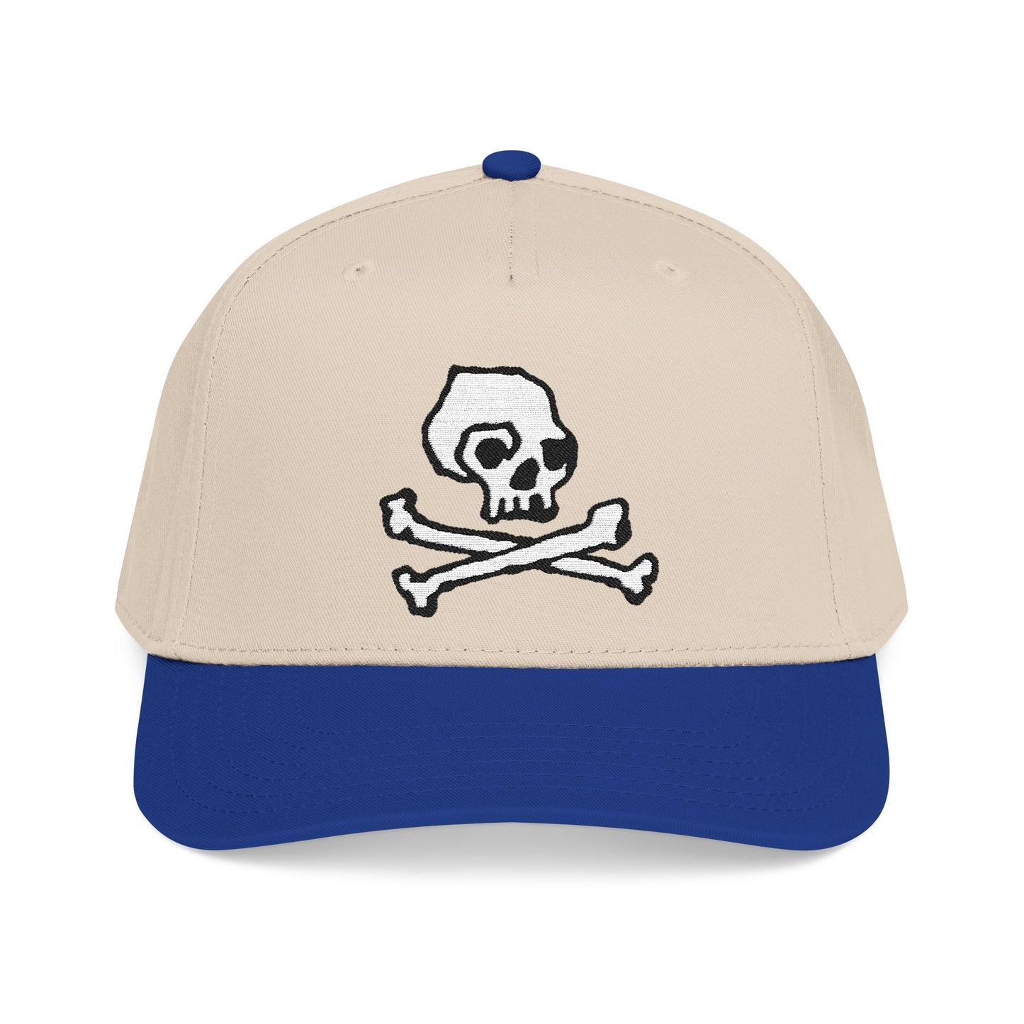 SKULL & CROSSBONES // Mid Profile Baseball Cap