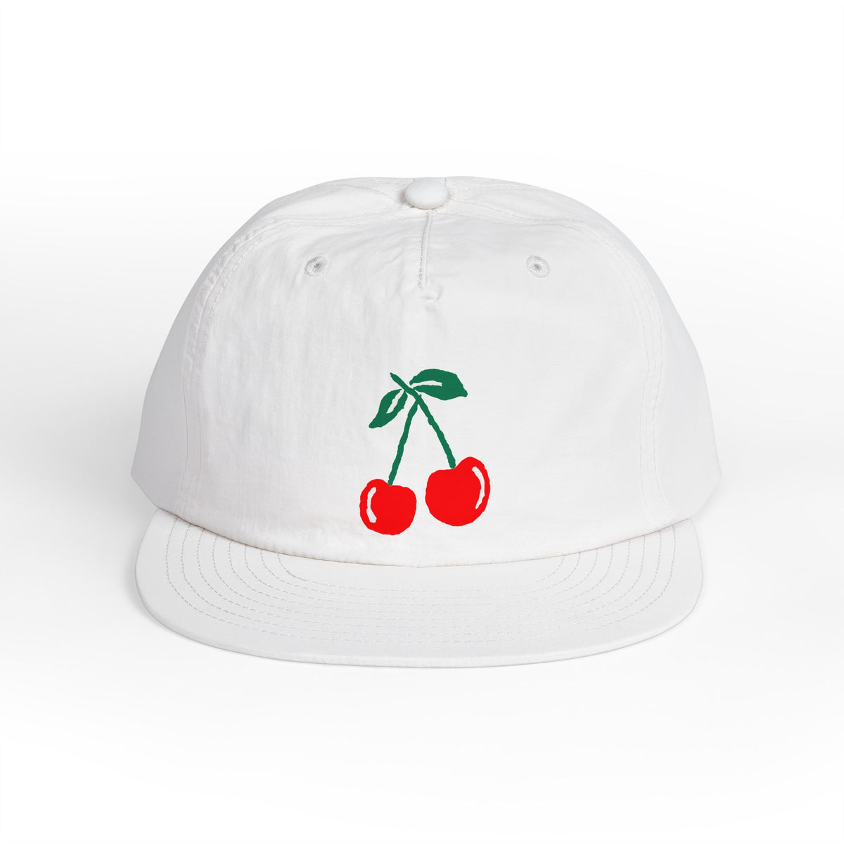 Cherry Embroidered Surf Cap – Vintage Red Cherry Dad Hat