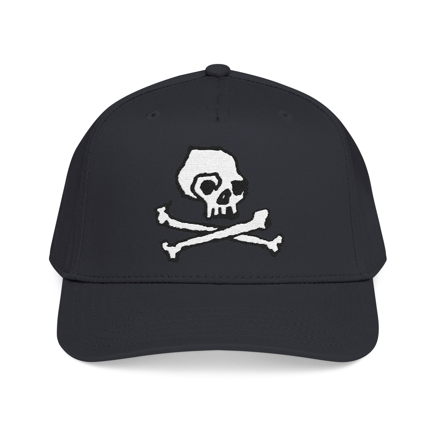 SKULL & CROSSBONES // Mid Profile Baseball Cap