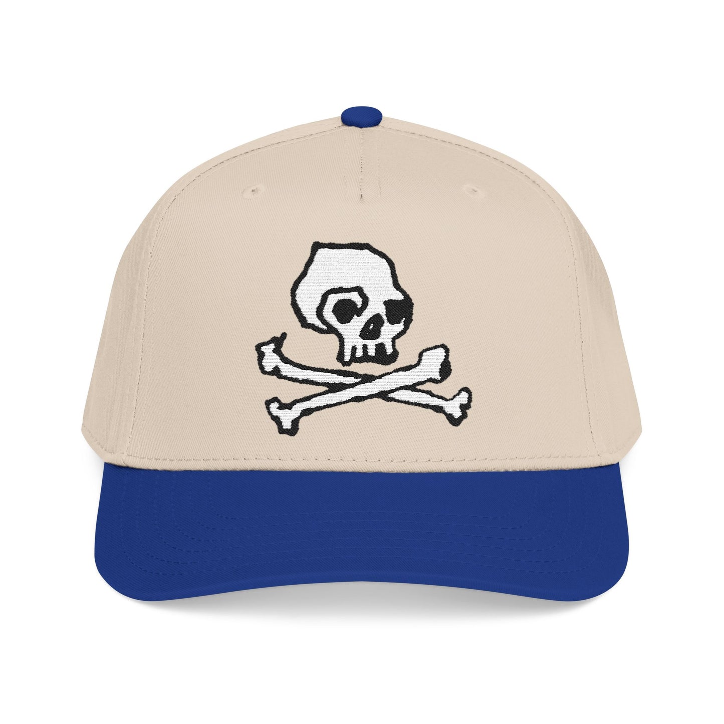 SKULL & CROSSBONES // Mid Profile Baseball Cap