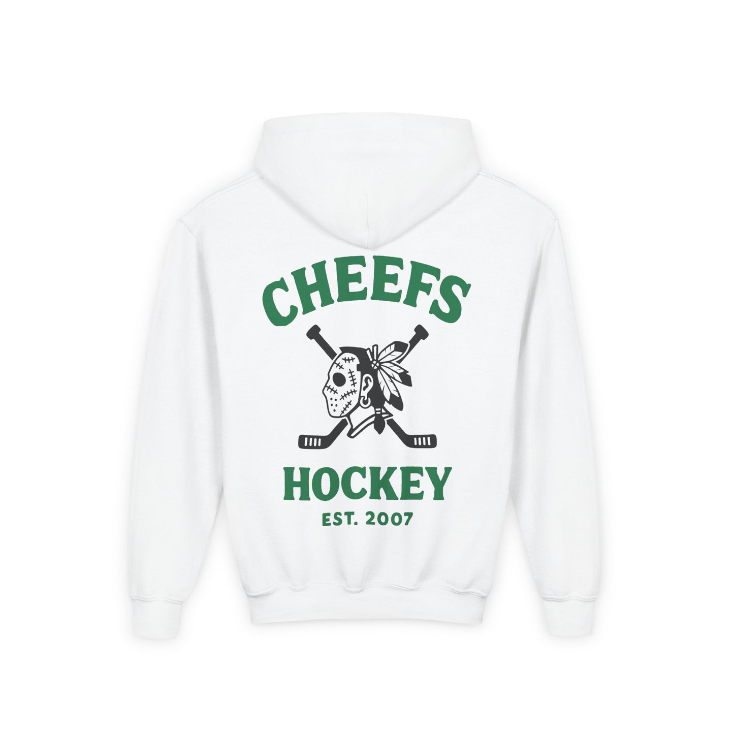 CHEEFS HOCKEY // Youth Hooded Sweatshirt