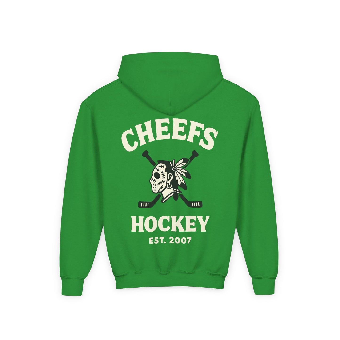 CHEEFS HOCKEY // Youth Hooded Sweatshirt