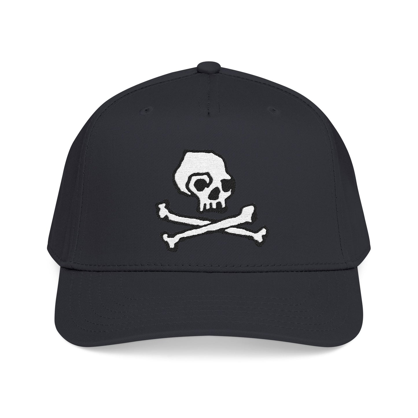 SKULL & CROSSBONES // Mid Profile Baseball Cap