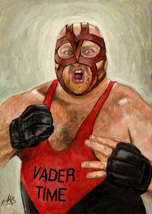 VADER // Oil on Paper - 9”x12” *ORIGINAL PAINTING*