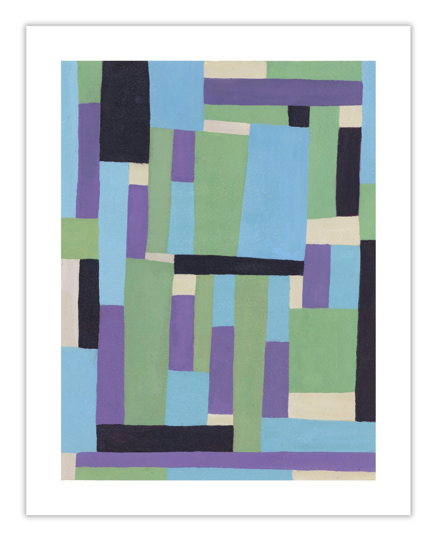 BLQ 01 // Gouache on Paper - 11”x14” *ORIGINAL PAINTING*