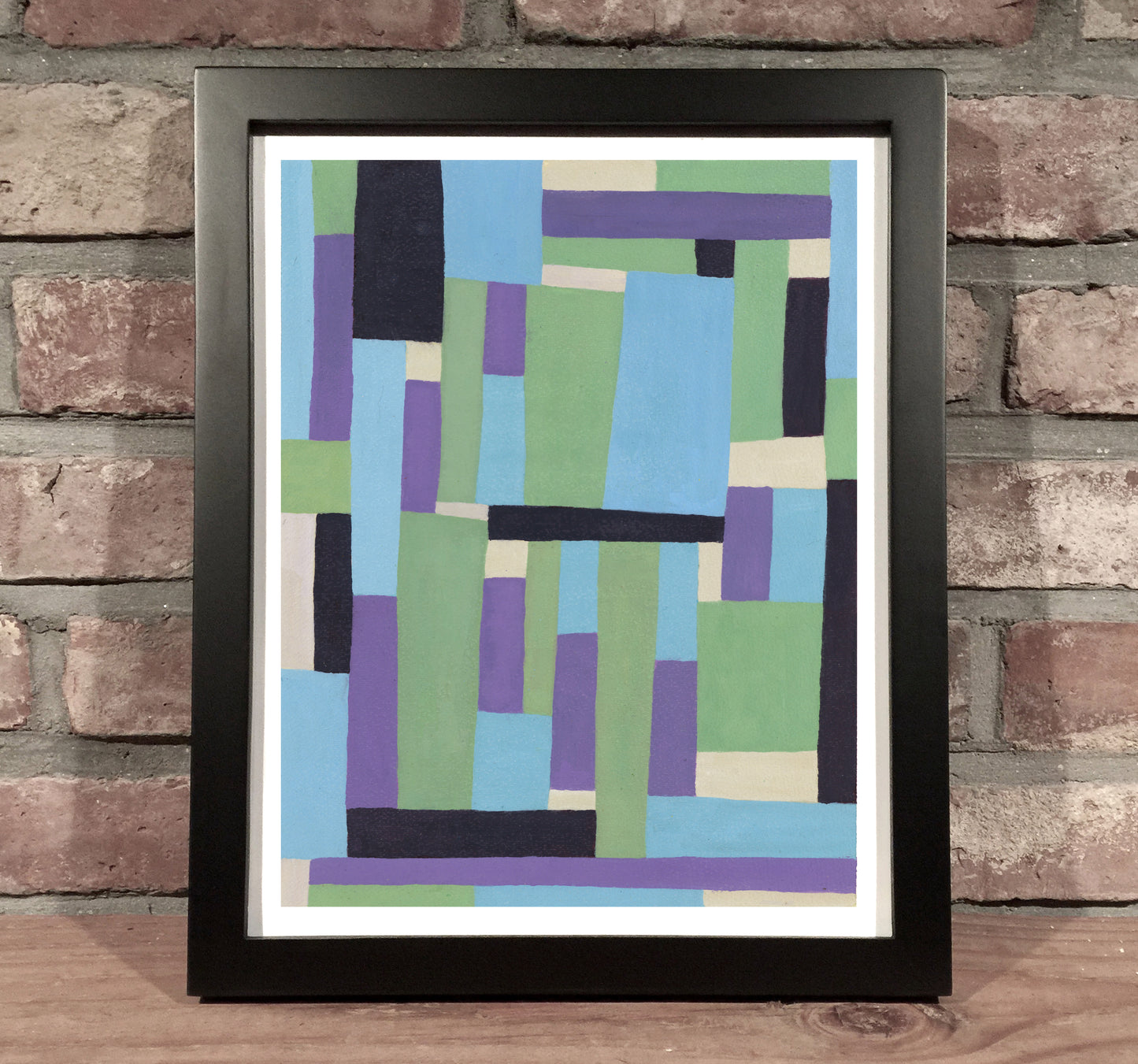 BLQ 01 // Gouache on Paper - 11”x14” *ORIGINAL PAINTING*