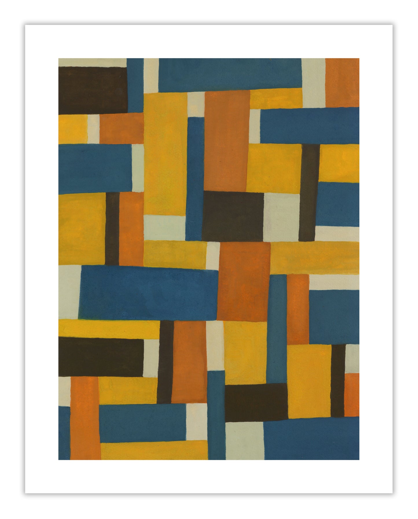 BLQ 04 // Gouache on Paper - 11”x14” *ORIGINAL PAINTING*