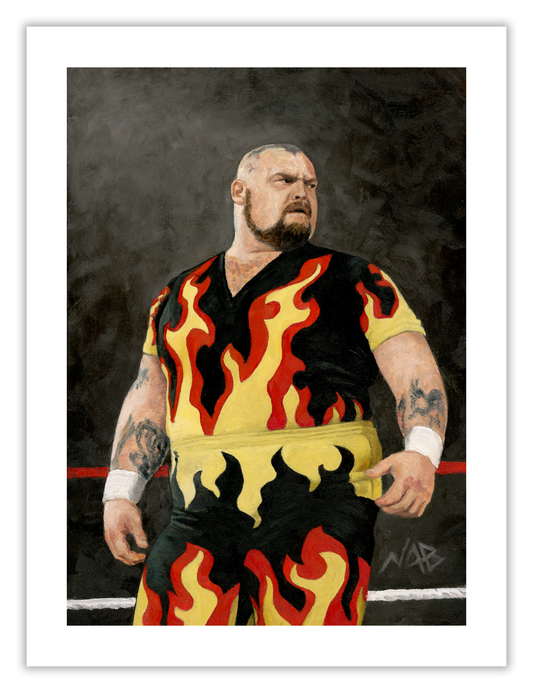 BAM BAM BIGELOW // Oil on Paper - 9”x12” *ORIGINAL PAINTING*