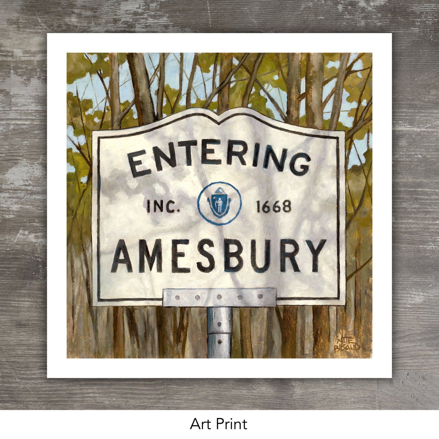 ENTERING AMESBURY // Oil Painting