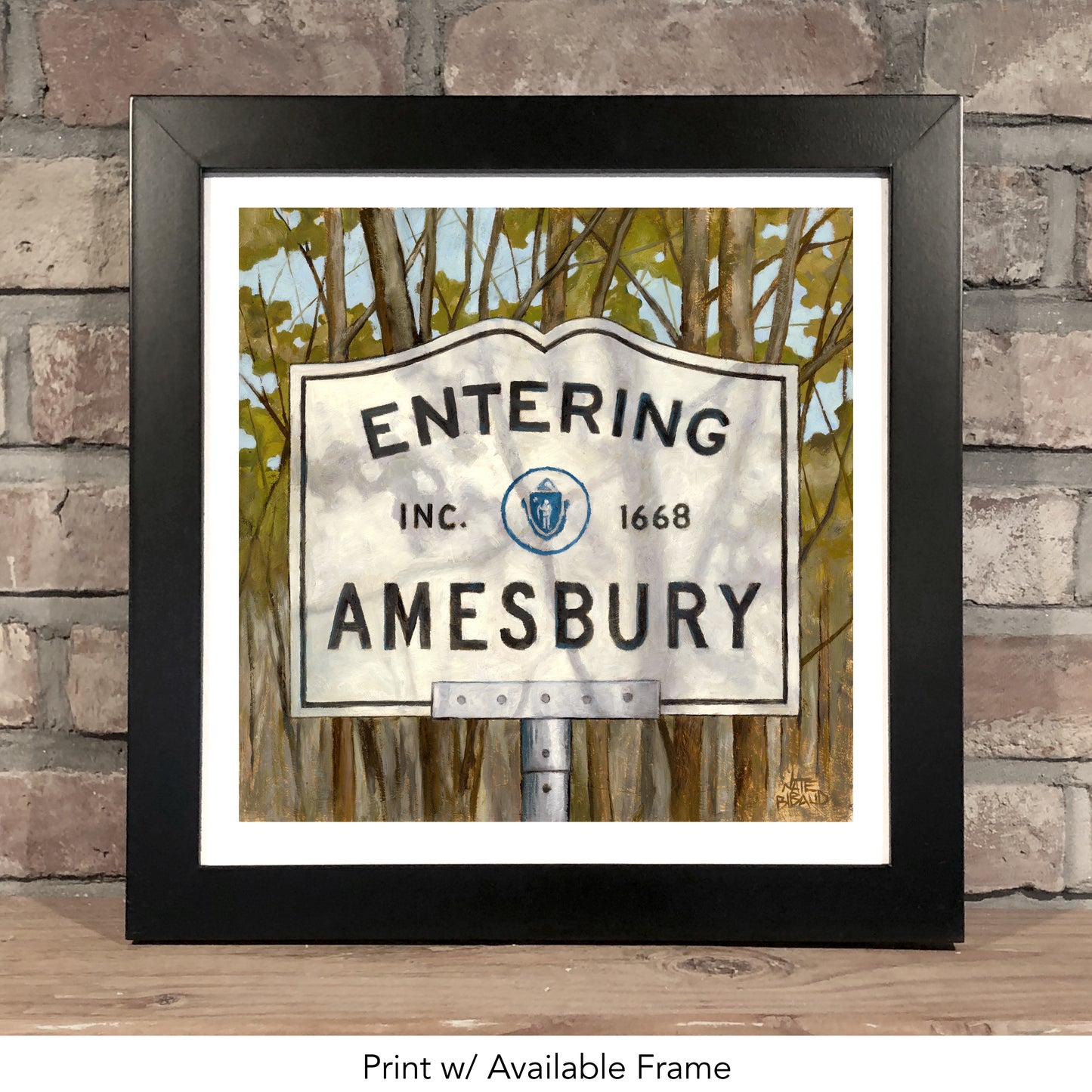 ENTERING AMESBURY // Oil Painting