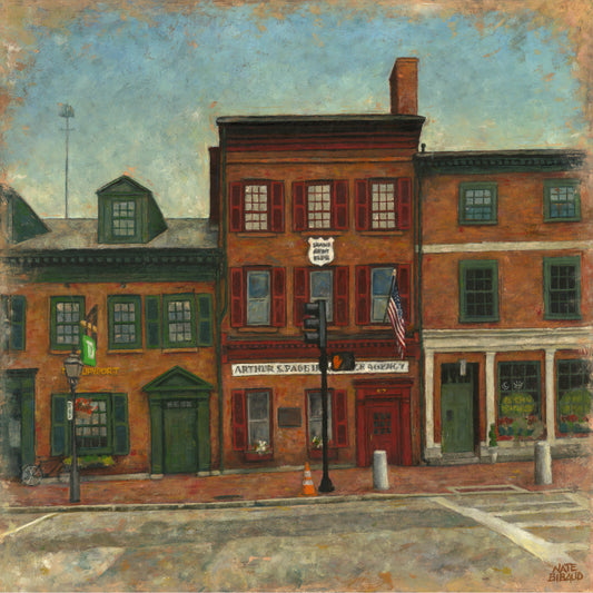 STATE ST. NEWBURYPORT // Oil Painting