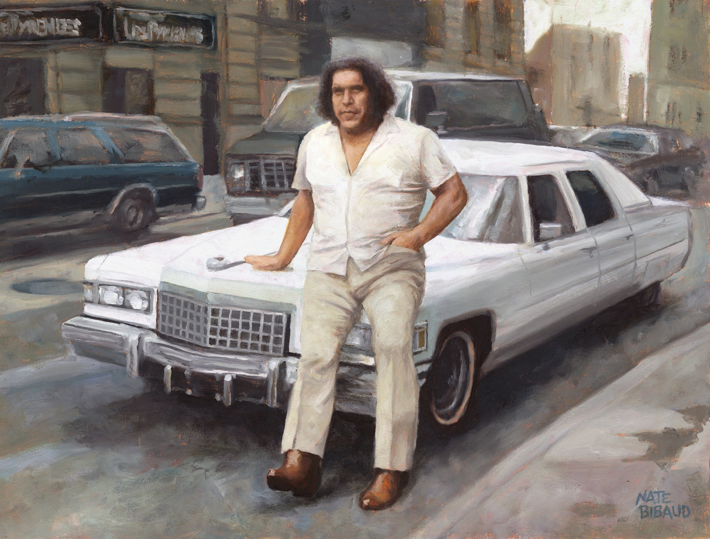 ANDRE THE GIANT // Oil Painting