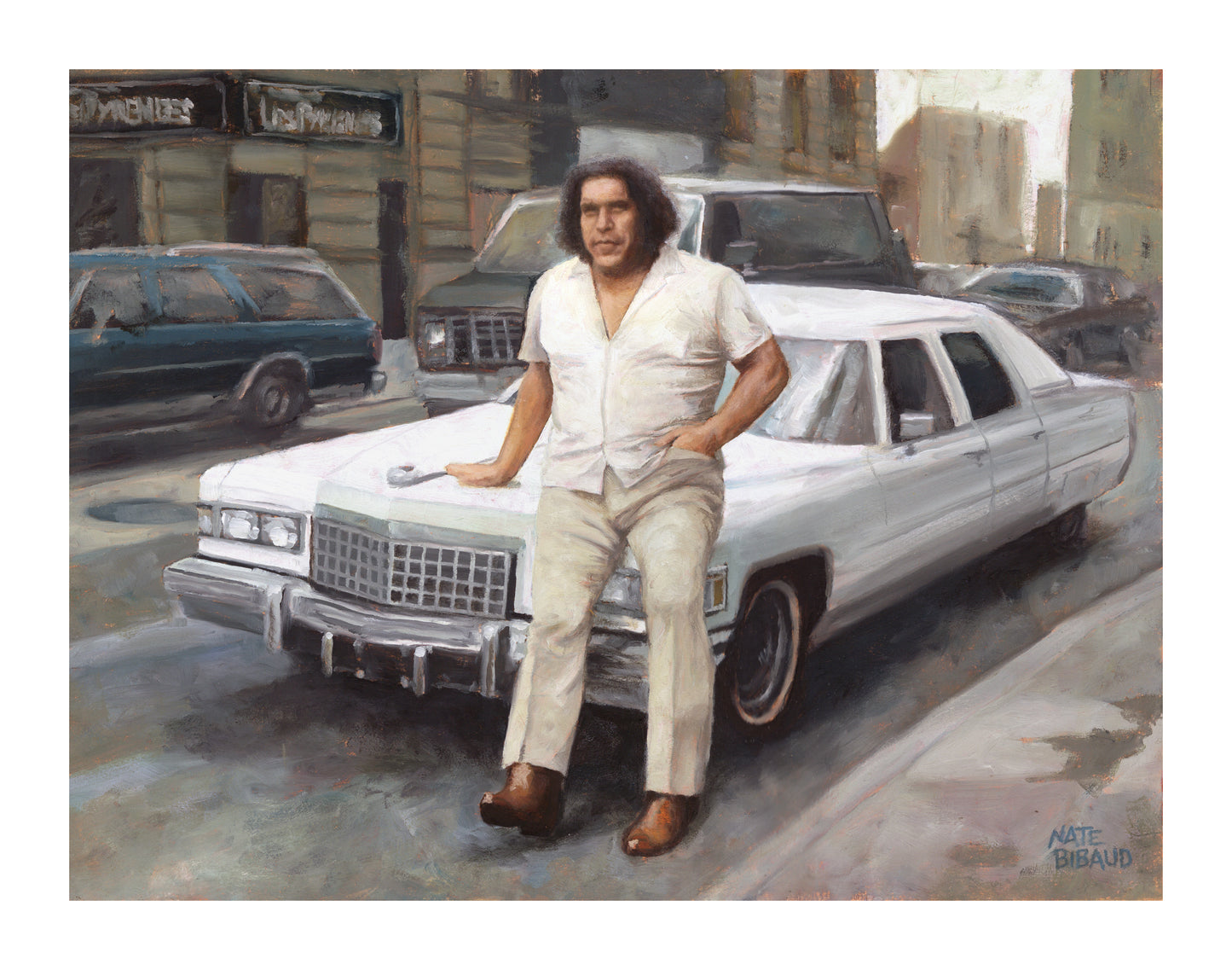 ANDRE THE GIANT // Oil Painting