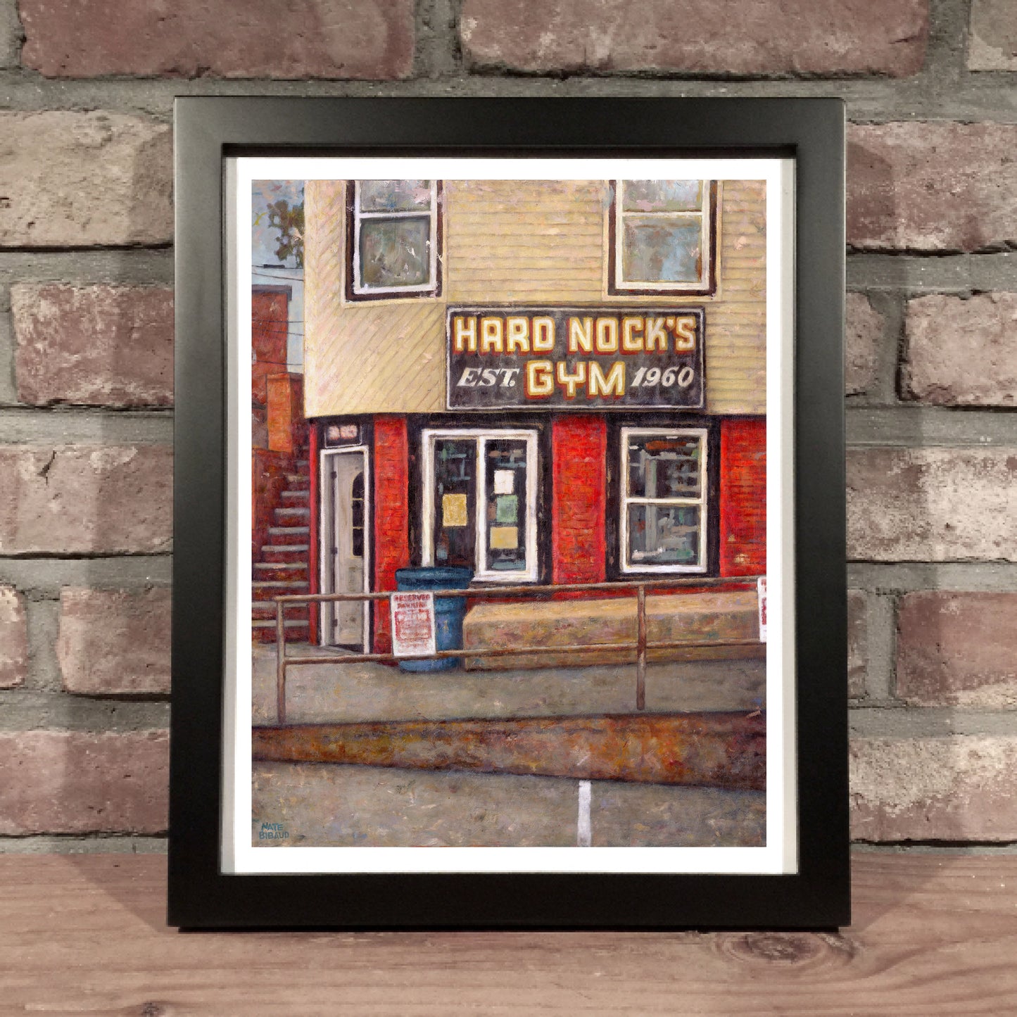 HARD NOCK'S GYM - Amesbury MA // Oil Painting