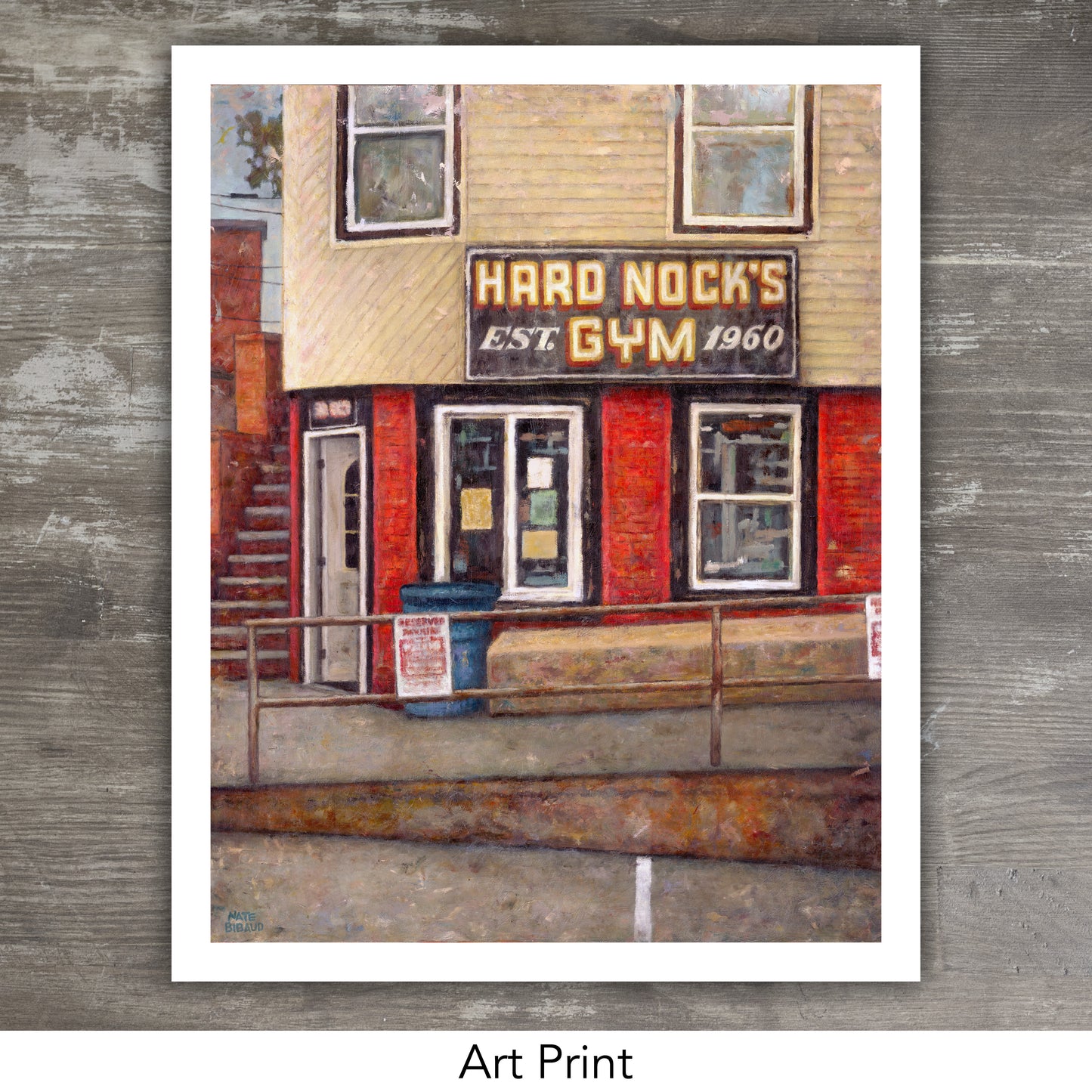 HARD NOCK'S GYM - Amesbury MA // Oil Painting