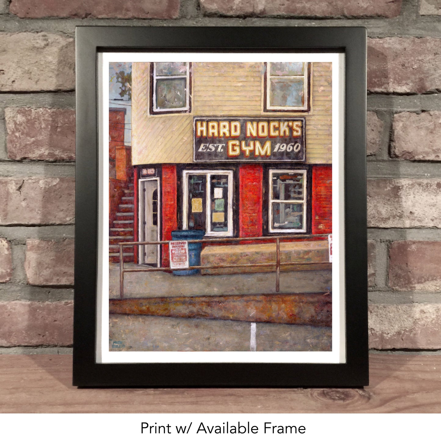 HARD NOCK'S GYM - Amesbury MA // Oil Painting